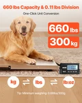 Digital Shipping Scale, 0.1 Lbs High Accuracy, Battery & Adapter Included. Fixed Price $164.71.