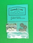 Grandt Line Scale #40 Fairmont "pressed Steel" 16" Railcar Wheels. Fixed Price $5.75.