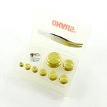 Ohaus 5502 Metric Weight Calibration Set 100G - 1G Brass / 500MG 20MG Aluminum. Fixed Price $39.00.