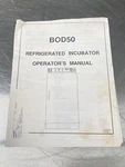 Revco BOD50 Refrigerated Incubator - Users Manual / Instructions Book. Fixed Price $39.99.