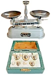 Vintage Lab Beam Balance Scale HC-TP12B 100G Weights Apothecary Medical. Fixed Price $79.95.