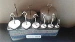 Troemner Hook Weight Set 56206S - 1KG To 10G, Astm Class 7, S/s, Usa, Used. Fixed Price $55.00.