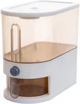 11LBS Rice Dispenser, Large Grain Container Storage With Lid Measuring Cylinder. Fixed Price $38.99.