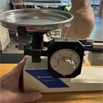 Fisher Scientific Model 720 Triple Beam Mechanical Balance Lab Scale W/ Pan. Fixed Price $139.99.