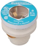 S-3-1/2 3-1/2A Type Time-delay Dual-elmnt Plug Fuse Rejectionbase 125V 1EA. Fixed Price $21.45.