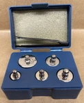 Neewer 105 Gram Steel Chrome Finish Digital Scale Calibration Weight Set. Fixed Price $9.95.