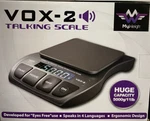 My Weigh Vox 2 Evolution Talking Kitchen Scale 11 Lb. Capacity. Fixed Price $44.99.