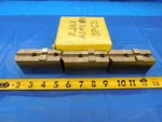 3 Pc Set Ajax Asm 8" Steel Lathe Chuck Jaws Tongue & Groove Tool Blocks. Fixed Price $28.79.