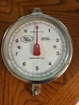 Accu-weigh Yamoto Hanging Dial Scale 20 Lb X 1/2OZ , New. Fixed Price $29.99.