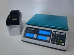 Cas S2000JR 60LB Lcd Price Computing Deli Meat Scale W/godex DT2 Label Printer. Fixed Price $669.95.