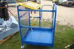 Vestil 1000 Lb Cap Portable 4-WHL Forklift Personnel Saftey Platform #WP-3636-CA. Fixed Price $750.00.