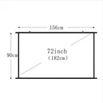 Wall-mounted Projector Screen 16:9 Ratio Outdoor Office Home Entertainment Porta. Fixed Price $135.99.