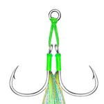 4PCS Metal Jigging Double Assist Saltwater Slow Pitch Fishing. Fixed Price $10.99.