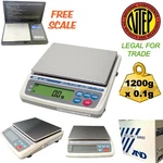 A&d Weighing Scale 1200G Legal Ntep EK-1200I Buy Gold Free 1000G Pocket. Fixed Price $369.95.