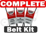 3 Pcs Drive Belt Kit V6 Alt-ac-steering Fits Nissan Frontier 1999-2004. Fixed Price $55.25.