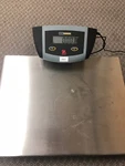 Ohaus ES50L Ss Bench Weighing Scale X0.02 Kg Pan 21"X16" 9-12 V Temp. 41 95 F. Fixed Price $499.99.
