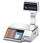 Cas CL5500R-60(NE), Label Printing Scale With Pole Display & Built-in Ethernet. Fixed Price $2295.00.
