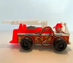 Vintage 1968 Fisher Price Little People Fire Engine Truck, Model 720, Bell Works. Fixed Price $8.40.