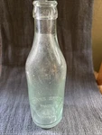 Embossed Bottle Owens Spring Water Glenwood Mn Minn. Green Tint With Bubble. Fixed Price $44.50.