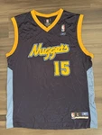 Reebok Denver Nuggets Carmelo Anthony #15 Nba Alternate Jersey Men Large. Fixed Price $49.99.