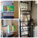 Servend Model SV200I Counter Top Soda Fountain Dispenser & Ice Maker Set Up .. Fixed Price $2500.00.