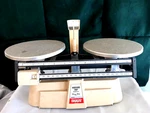 Vintage Ohaus Harvard Trip Balance Scale 5 LB-2 Kilo Capacity Workable. Fixed Price $35.00.