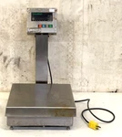 Toledo Reliance Electric Scale 1985 120 V 14" X 2" Platform. Fixed Price $900.00.