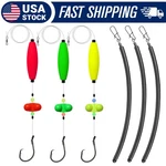 6PCS Catfish Trolling Rigs 8/0 Hooks 3OZ Dragging Weights Santee Drift. Fixed Price $18.99.