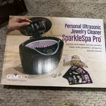Gemoro Sparkle Pro Ultrasonic Compact Jewelry Cleaner New Open Box. Fixed Price $34.89.