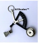Handheld Pocket Black 90 Degree Postal Scale + Storage Pouch Capacity 4OZ/100GM. Fixed Price $6.88.