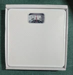 New Taylor 20044014EXP White Basic 300LB Bathroom Scale Analog Sale 4002192. Fixed Price $22.00.