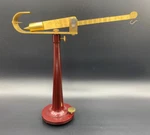 19TH C. August Sauter Brass Specific Gravity Balance Scale No 683 Germany. Fixed Price $127.50.