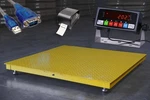 40"X40" Industrial Floor Scale With Printer Warehouse Pallet 5000 Lbs Yellow. Fixed Price $764.83.