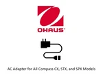 Ohaus 30330714 Ac Adaptor For Compass Cx, Stx And Spx Series, Plug. Fixed Price $54.12.