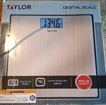Taylor Precision Prod. 74074102 Easy-to-read 400LB S.steel Bathroom Scale. Fixed Price $9.99.