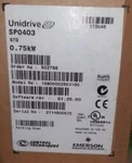 New Emerson Control Techniques Servo Drive SP0403. Fixed Price $2728.00.