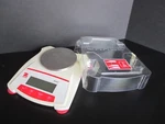 Ohaus Scout SKX222 Portable Balance With Plastic Cover And No Power Cord. Fixed Price $185.00.