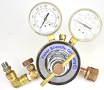 Fisher Scientific FS-100 Gas Regulator 4000PSI Inlet Pressure 0-100PSI Out. Fixed Price $74.99.